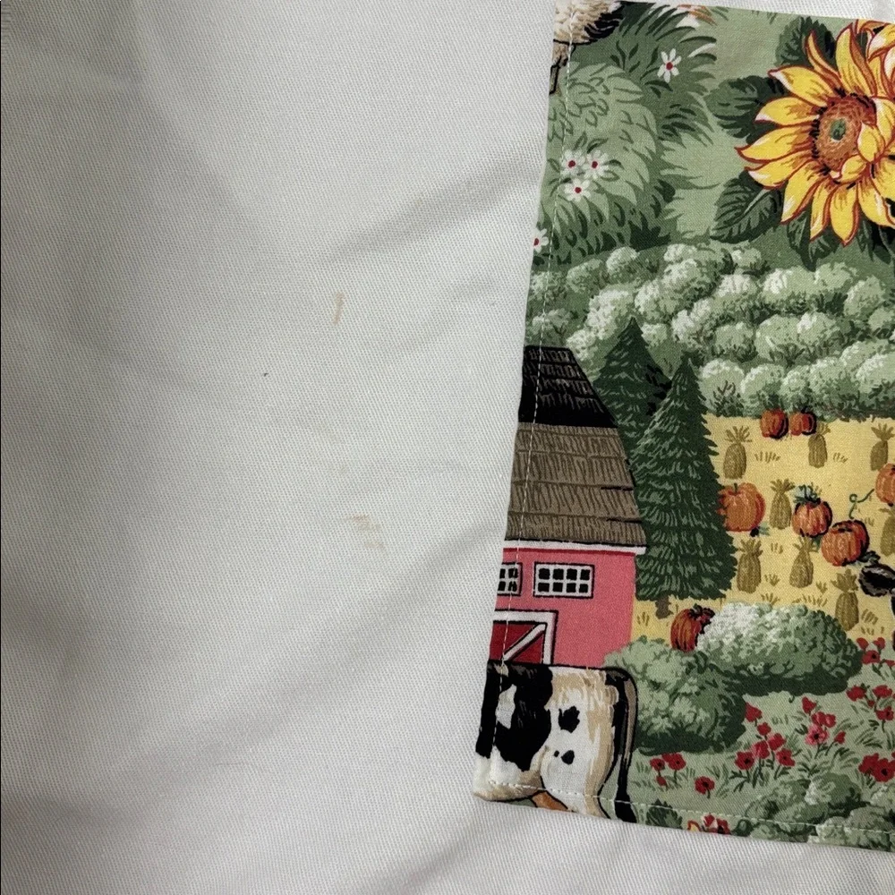 Farmhouse Cow Print Apron